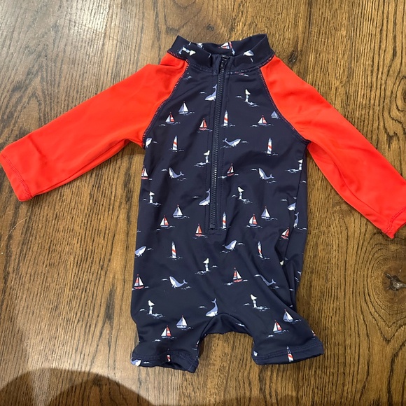 Janie and Jake Swim Suit Boy 3-6 Months - Picture 1 of 4